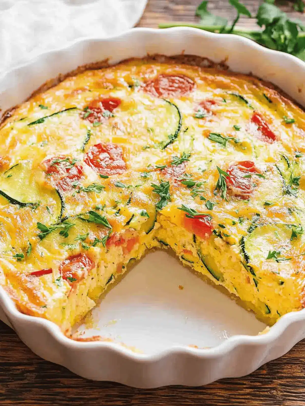 Delicious Crustless Zucchini Quiche for a Guilt-Free Meal