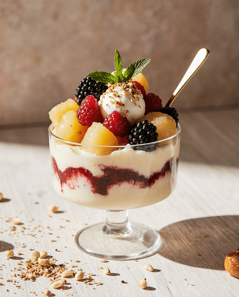 Fruit Custard Bowl – Colorful & Refreshing Dessert for Rakhi