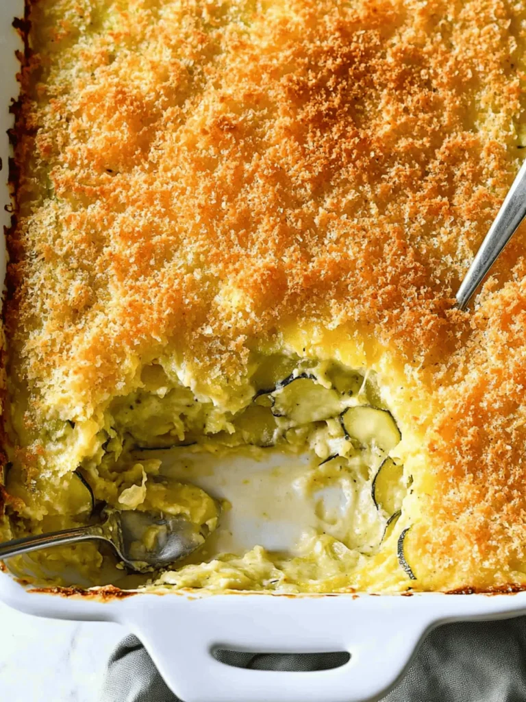 Cheesy Zucchini Casserole