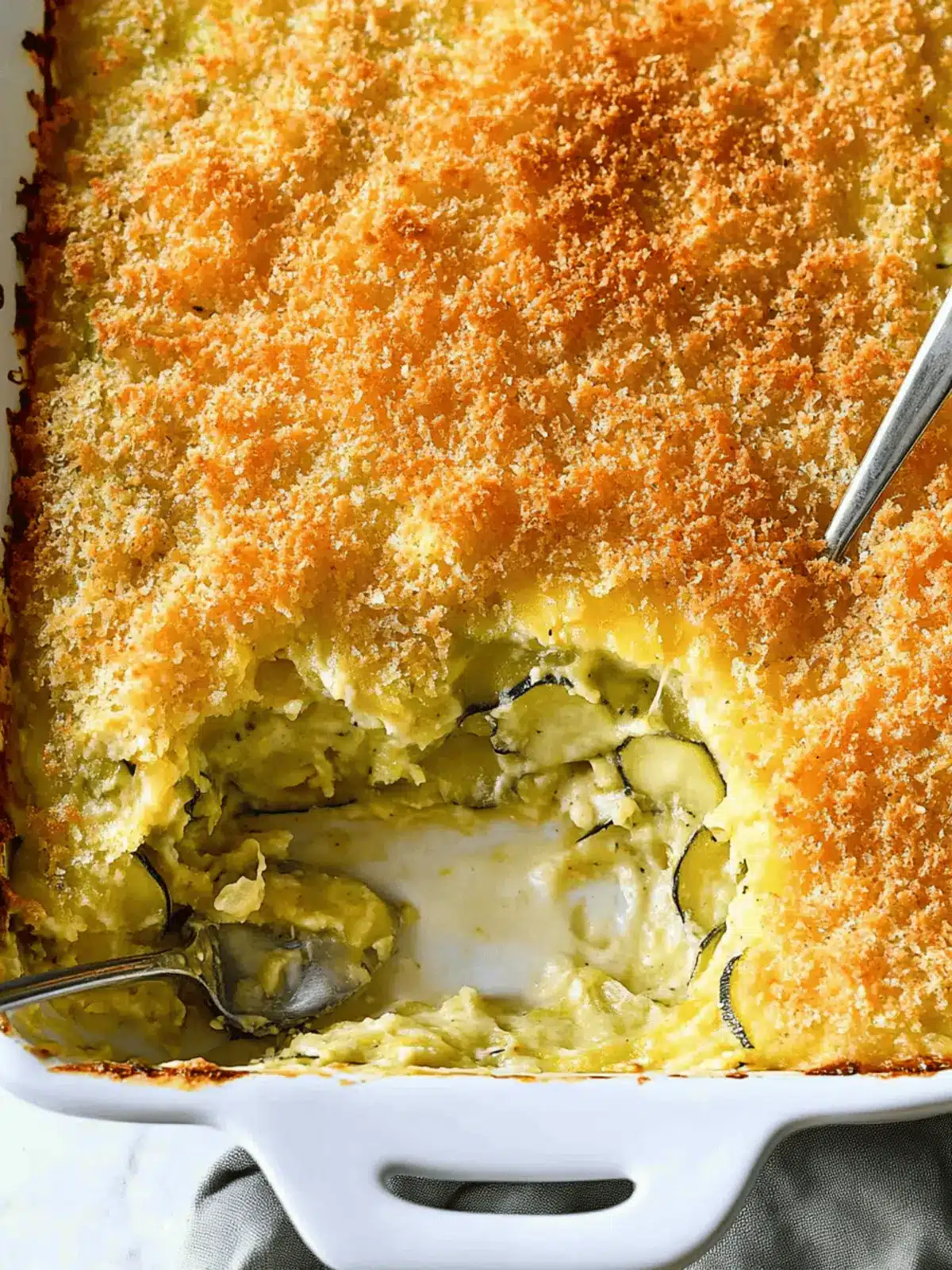 Cheesy Zucchini Casserole