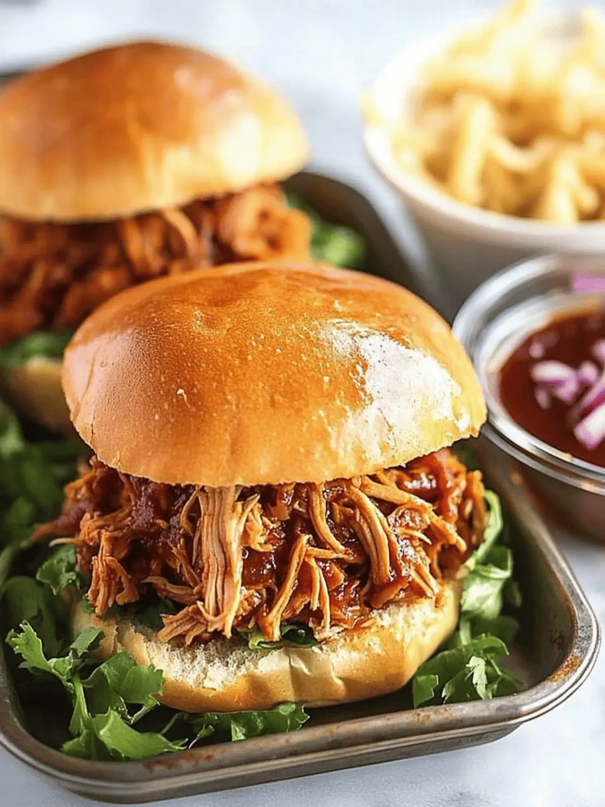 Slow Cooker Pulled Chicken