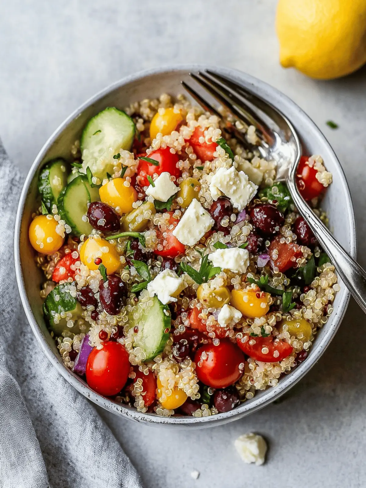 Refresh Your Day with 25-Minute Greek Quinoa Salad with Feta