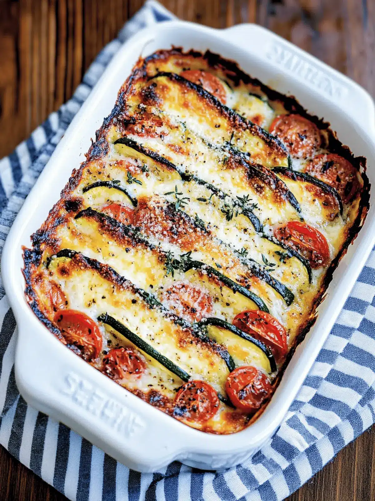 Cheesy Grilled Zucchini and Tomato Bake Your Summer Delight