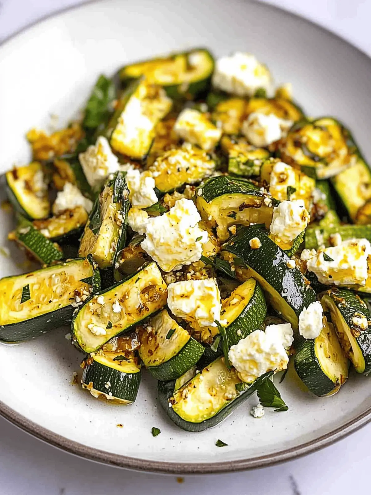 Irresistible Roasted Zucchini with Feta for Quick Flavor Boost