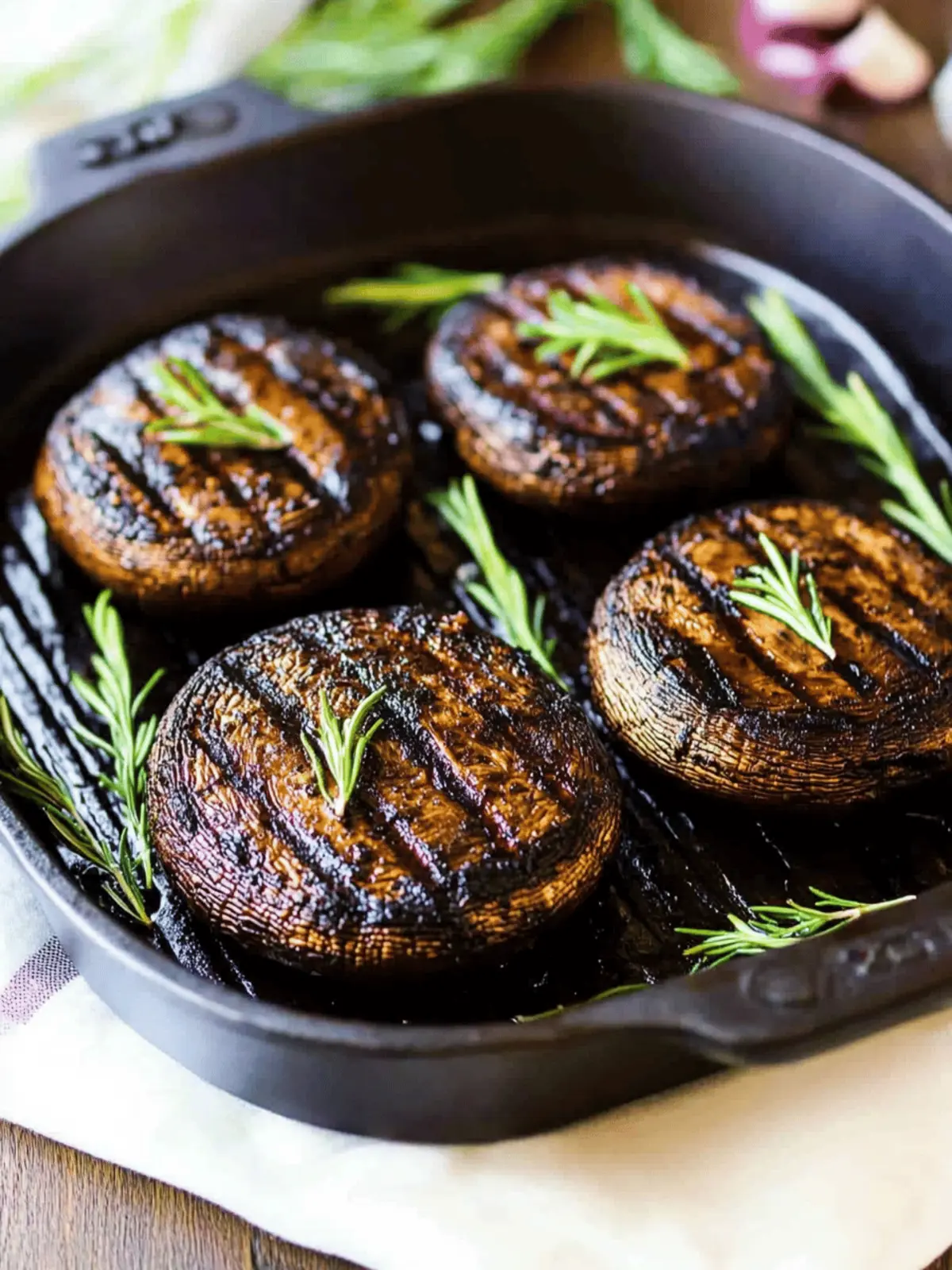 Grilled Portobello Mushrooms