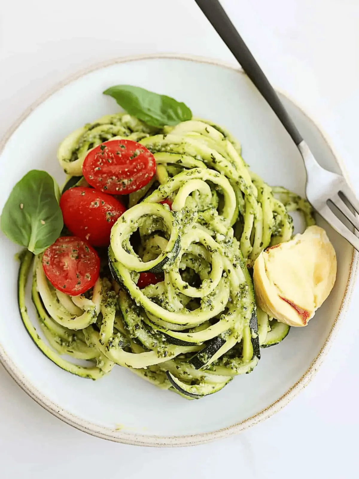 Zucchini Noodles with Pesto