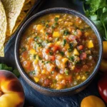 Roasted Peach Salsa