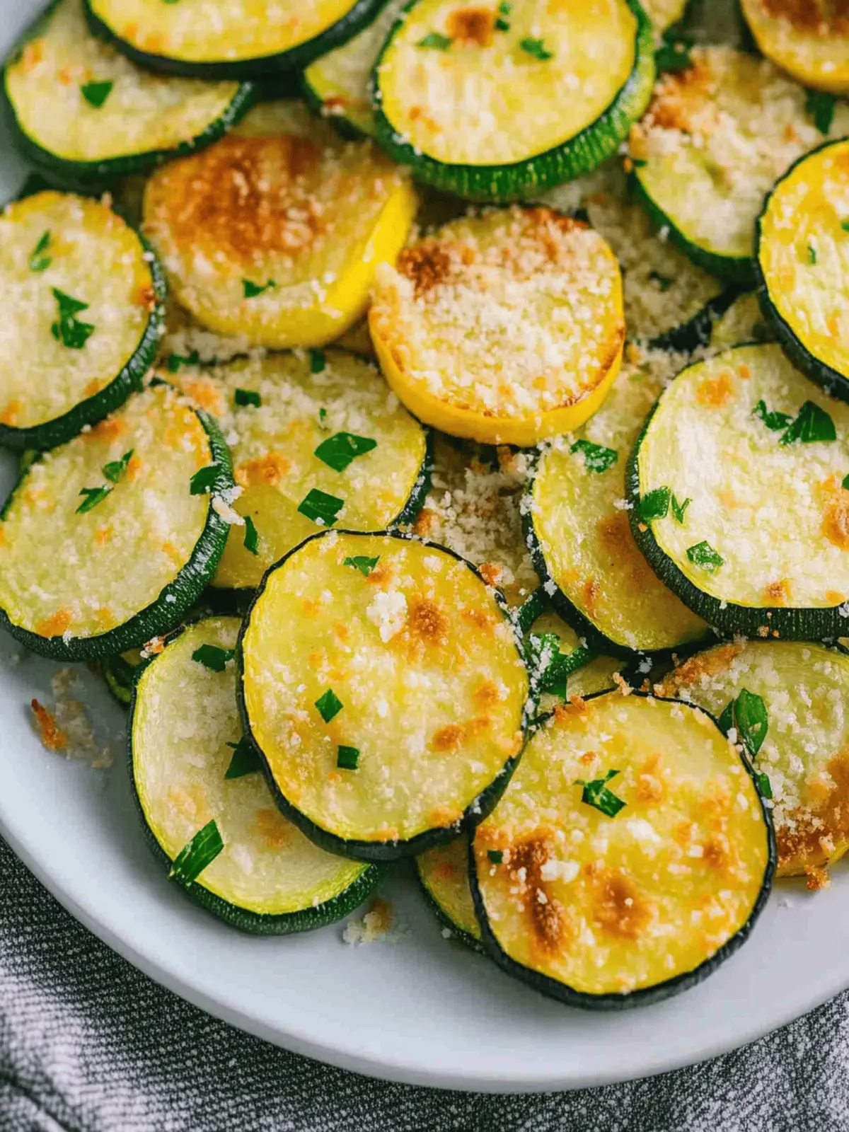 Parmesan Roasted Zucchini and Squash for Easy Summer Sides