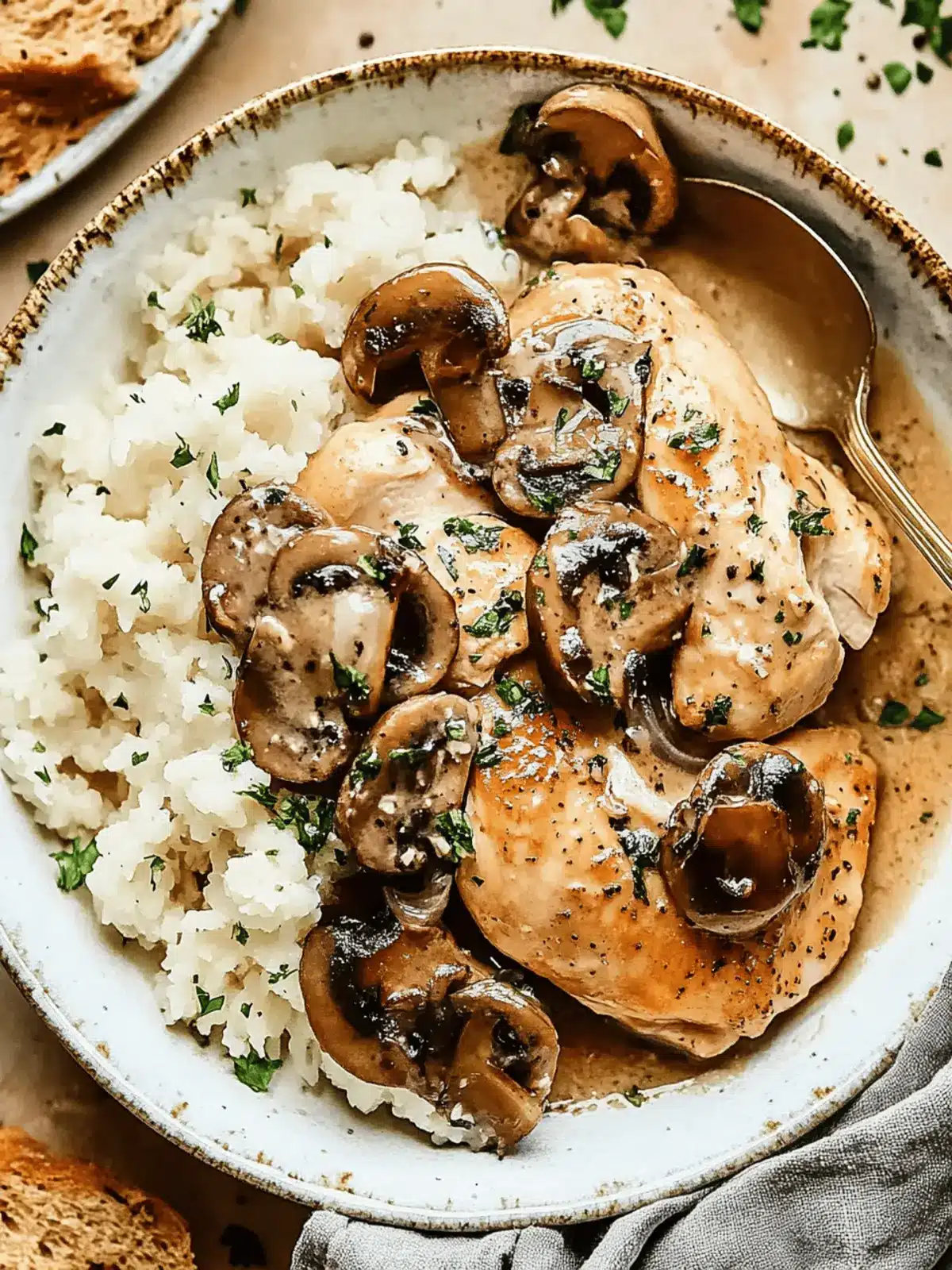 Slow Cooker Chicken Marsala