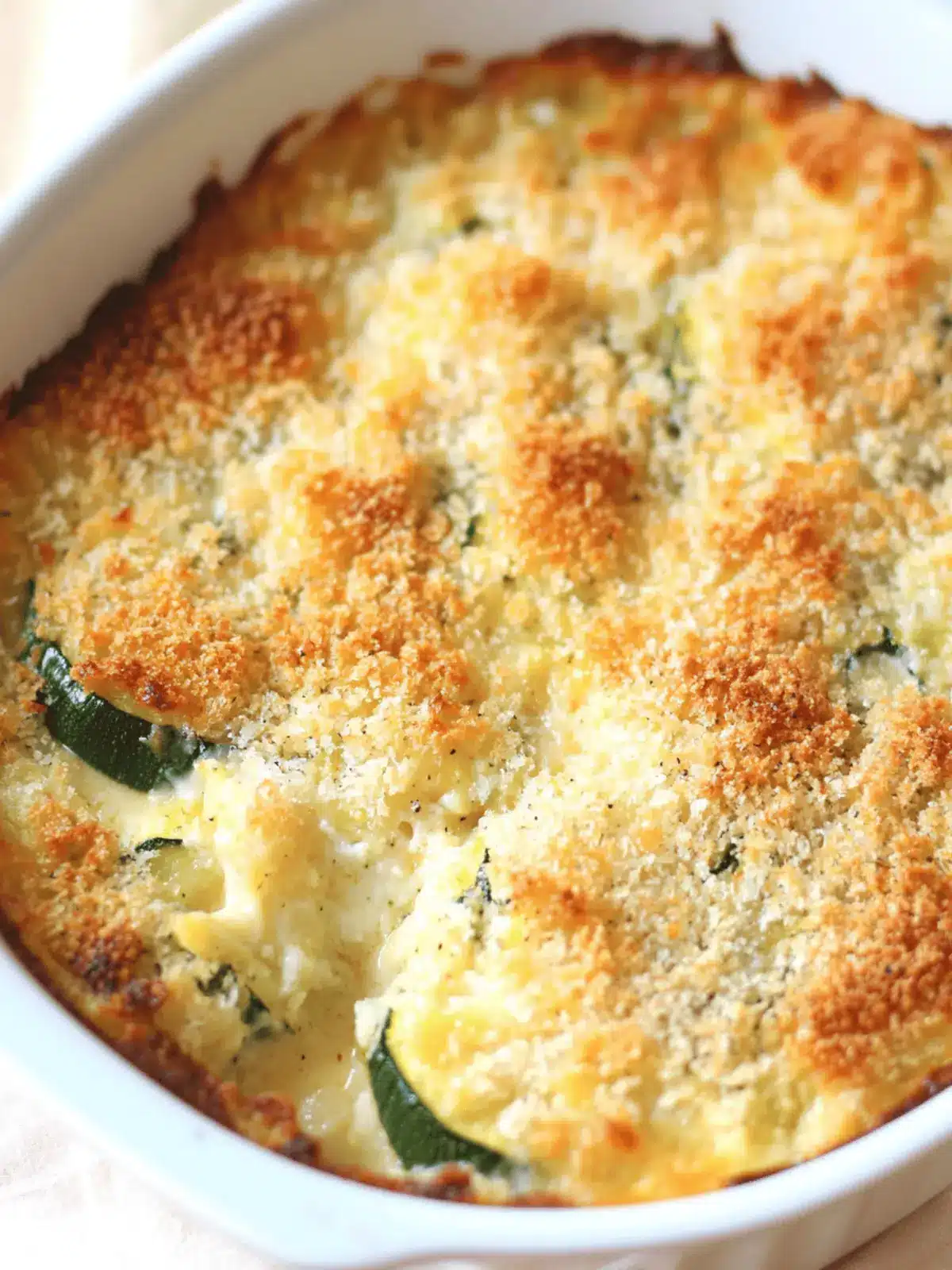 Easy Cheesy Zucchini Casserole