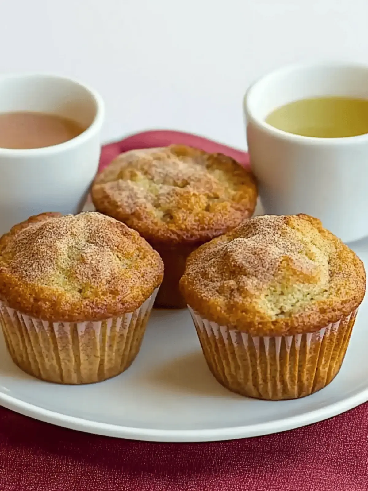 Cinnamon Rhubarb Muffins