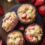 Strawberry Rhubarb Muffins