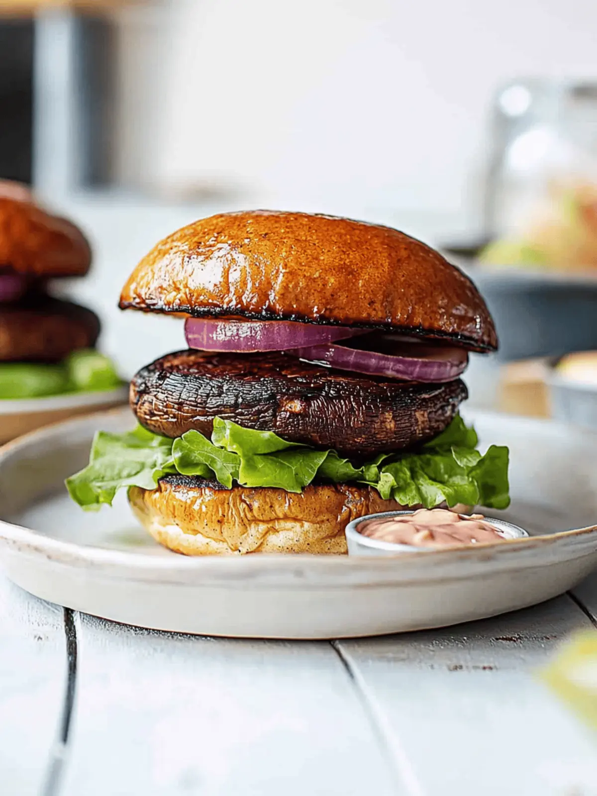 Portobello Mushroom Burger