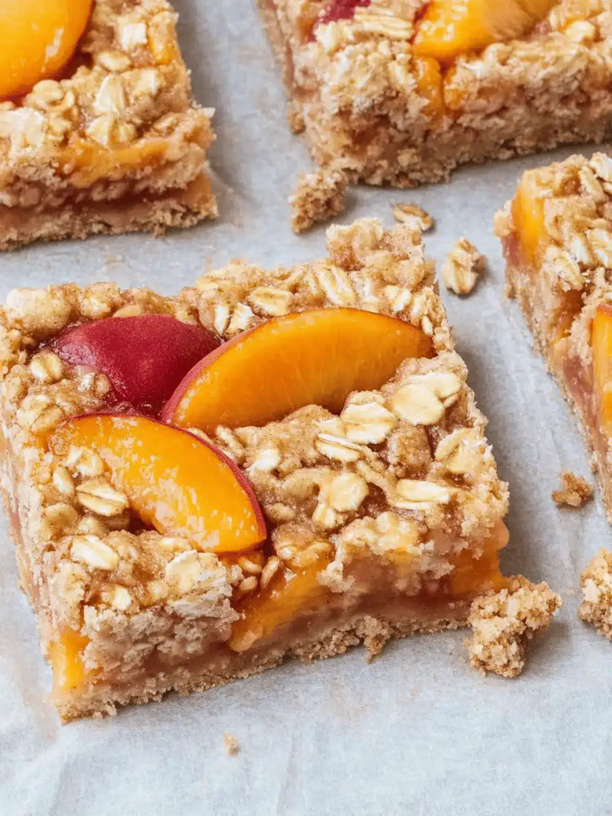 Peach Oatmeal Bars