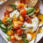 Sun Gold Tomato Caprese with Burrata