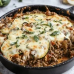 Easy Zucchini Casserole with Ground Beef (Low-Carb)