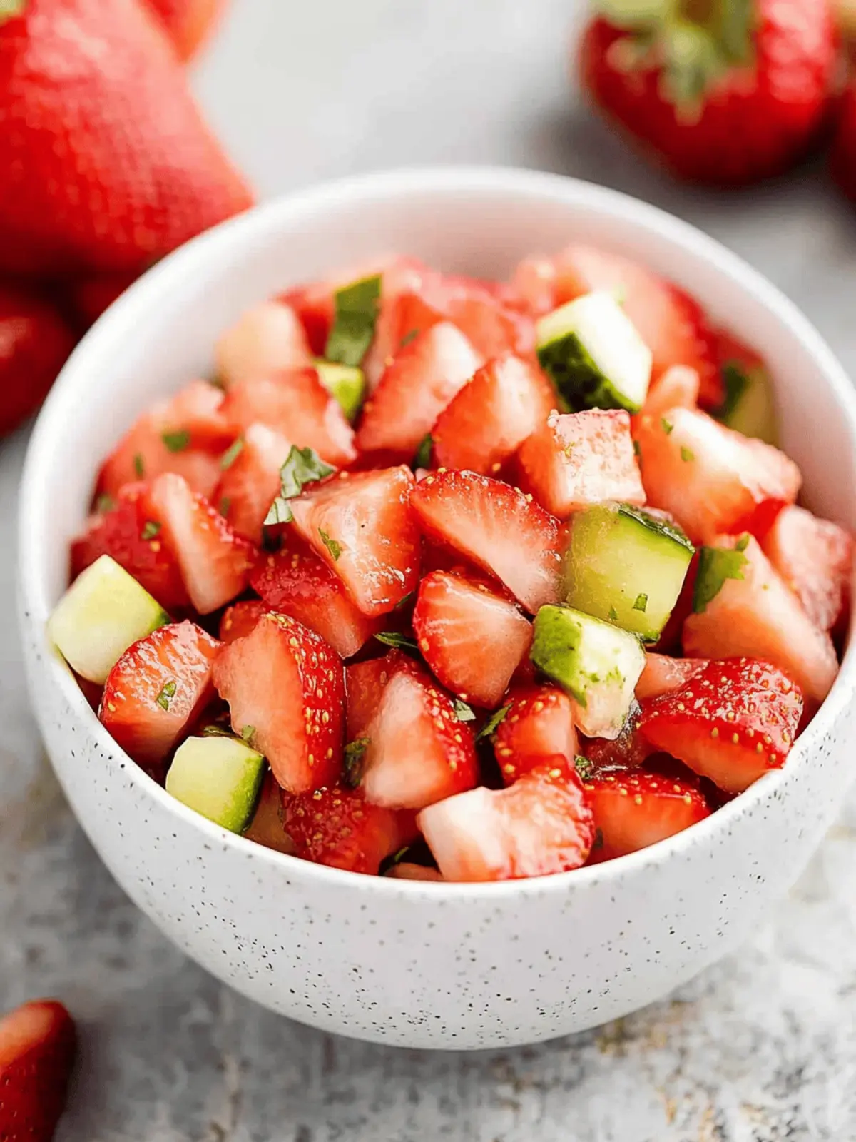 Sweet Strawberry Salsa: A 3-Ingredient Fresh Delight