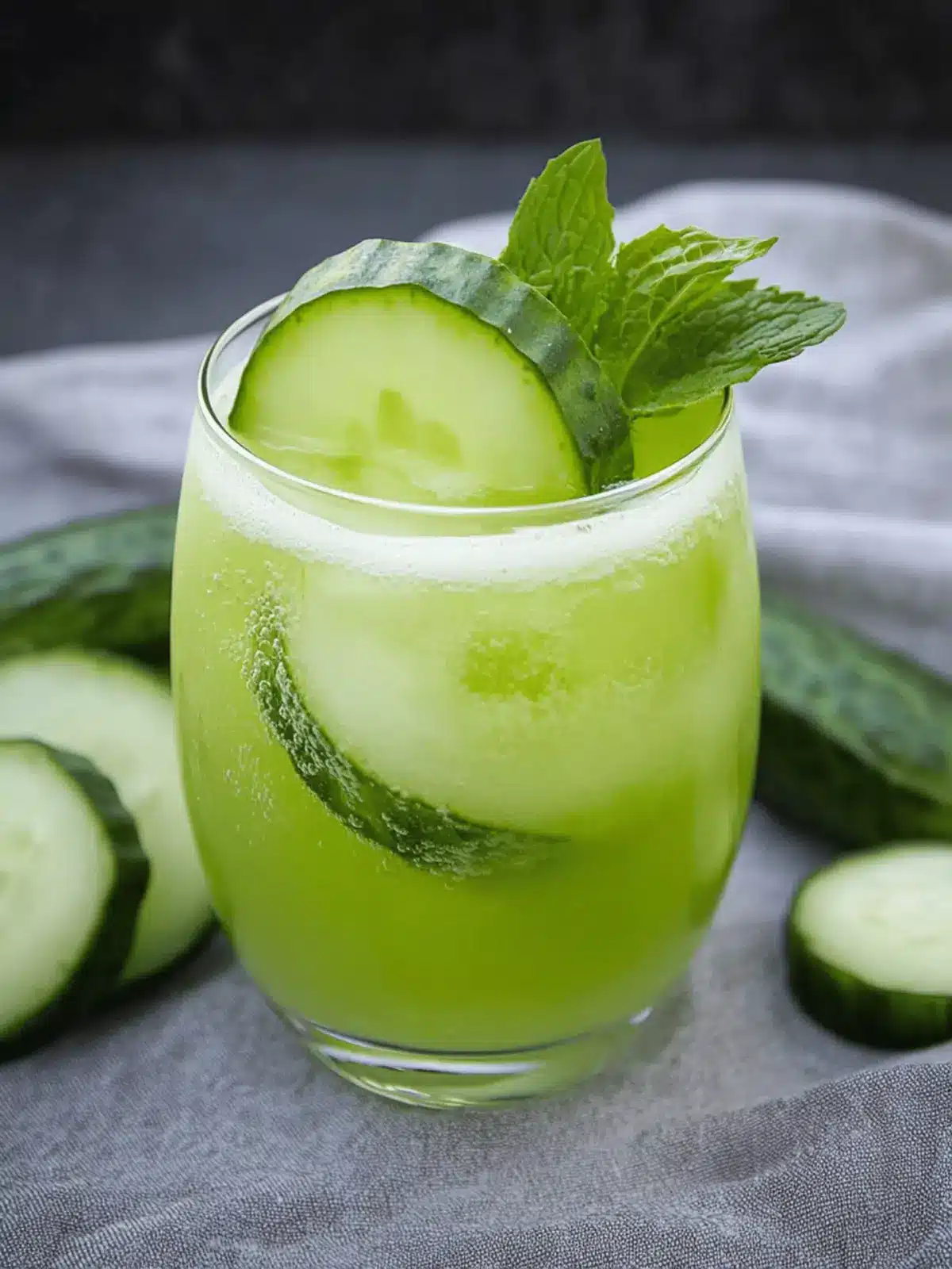 Cucumber agua fresca (agua de pepino)