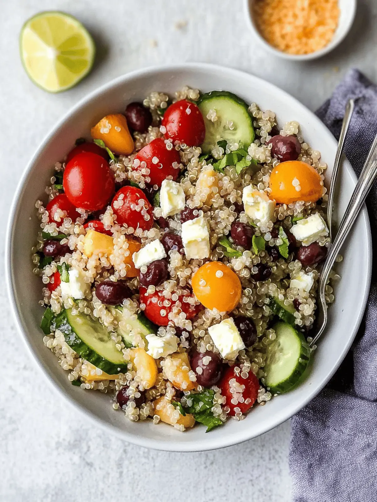 Refresh Your Day with 25-Minute Greek Quinoa Salad with Feta