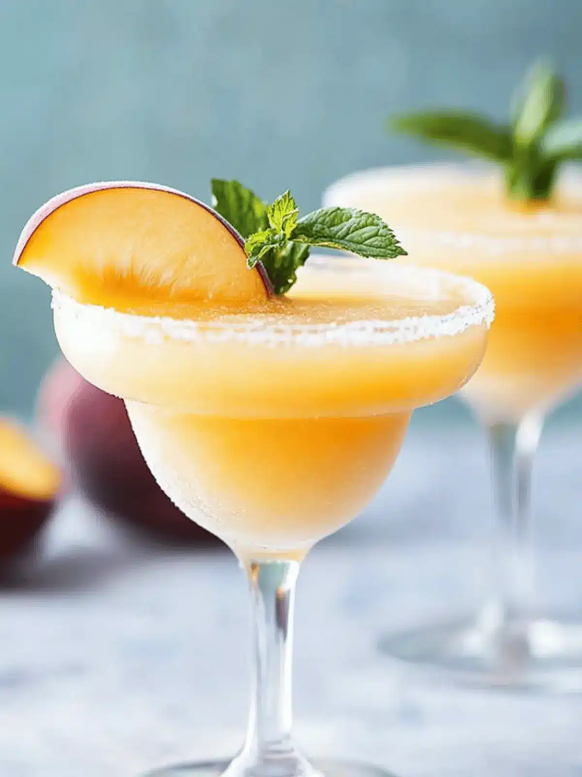 Frozen Peach Margarita