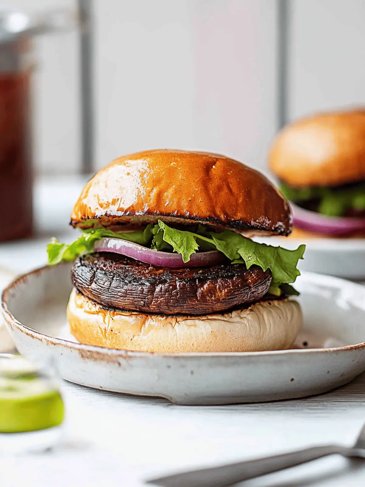 Portobello Mushroom Burger