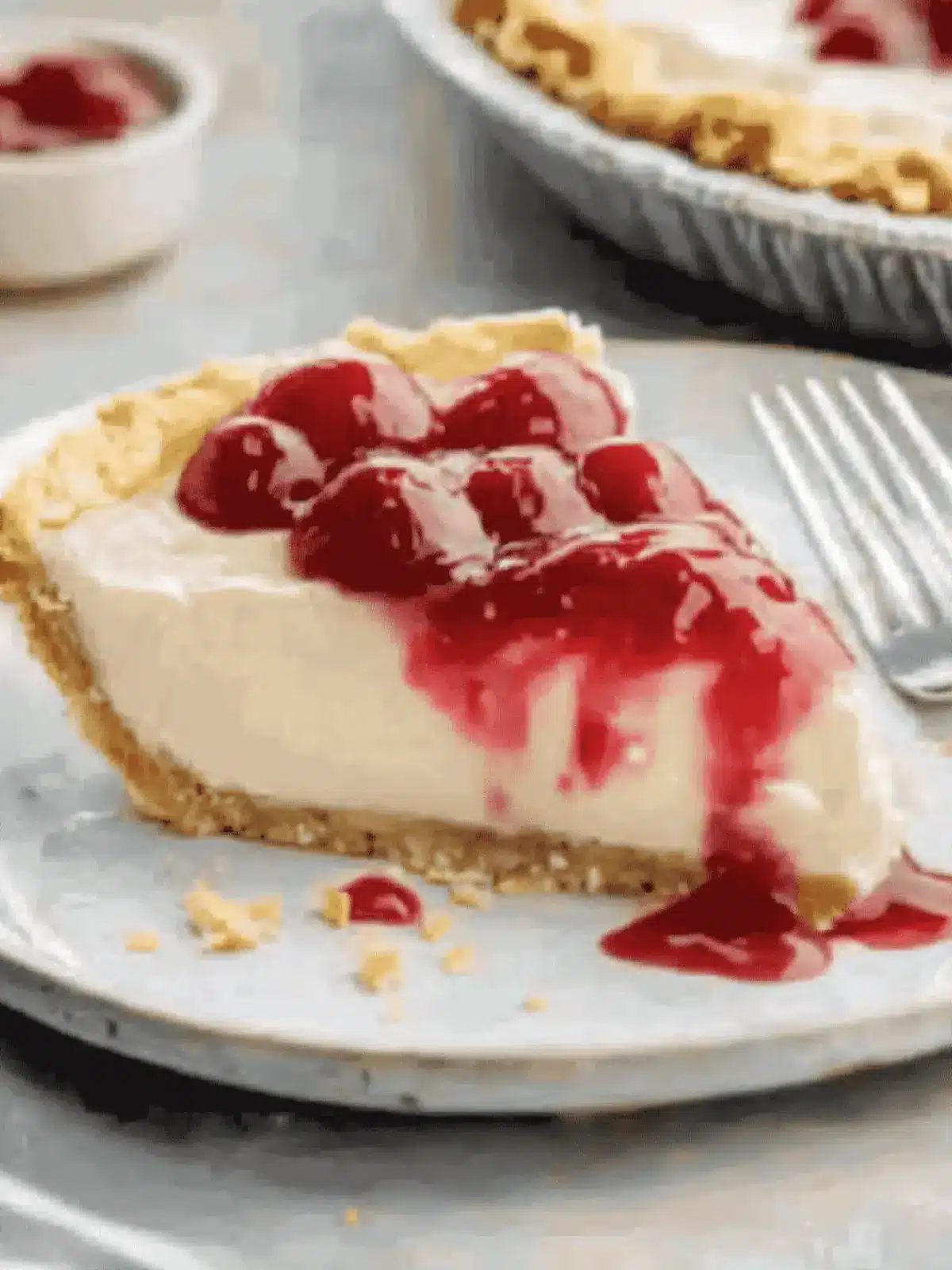 Cream Cheese Peach Pie Delight