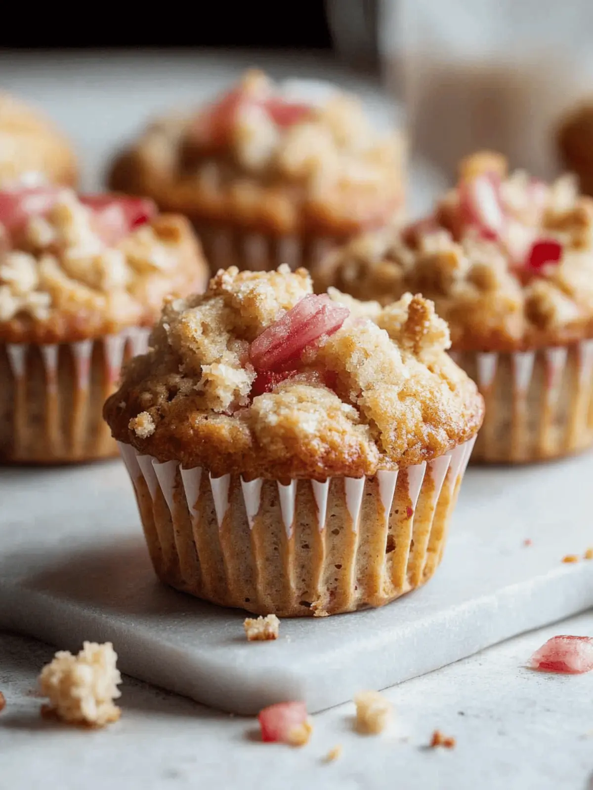 Rhubarb Muffins