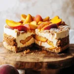 Peach Cobbler Cheesecake