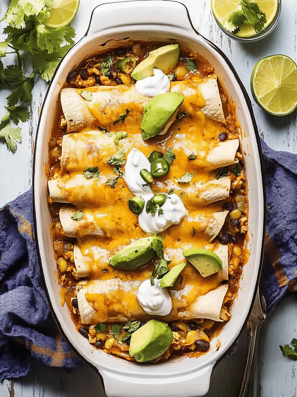Slow Cooker Chicken Enchiladas