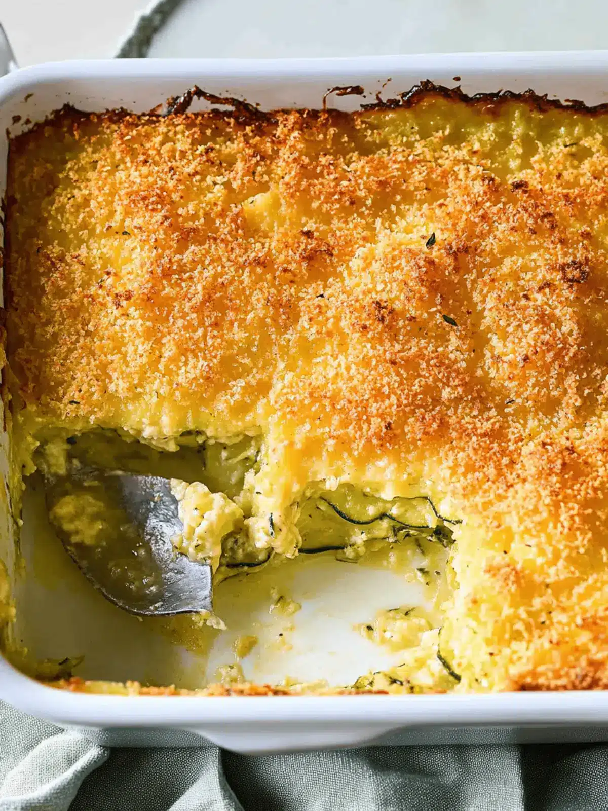Cheesy Zucchini Casserole: A Cozy Comfort Food Delight