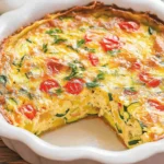Crustless Zucchini Quiche