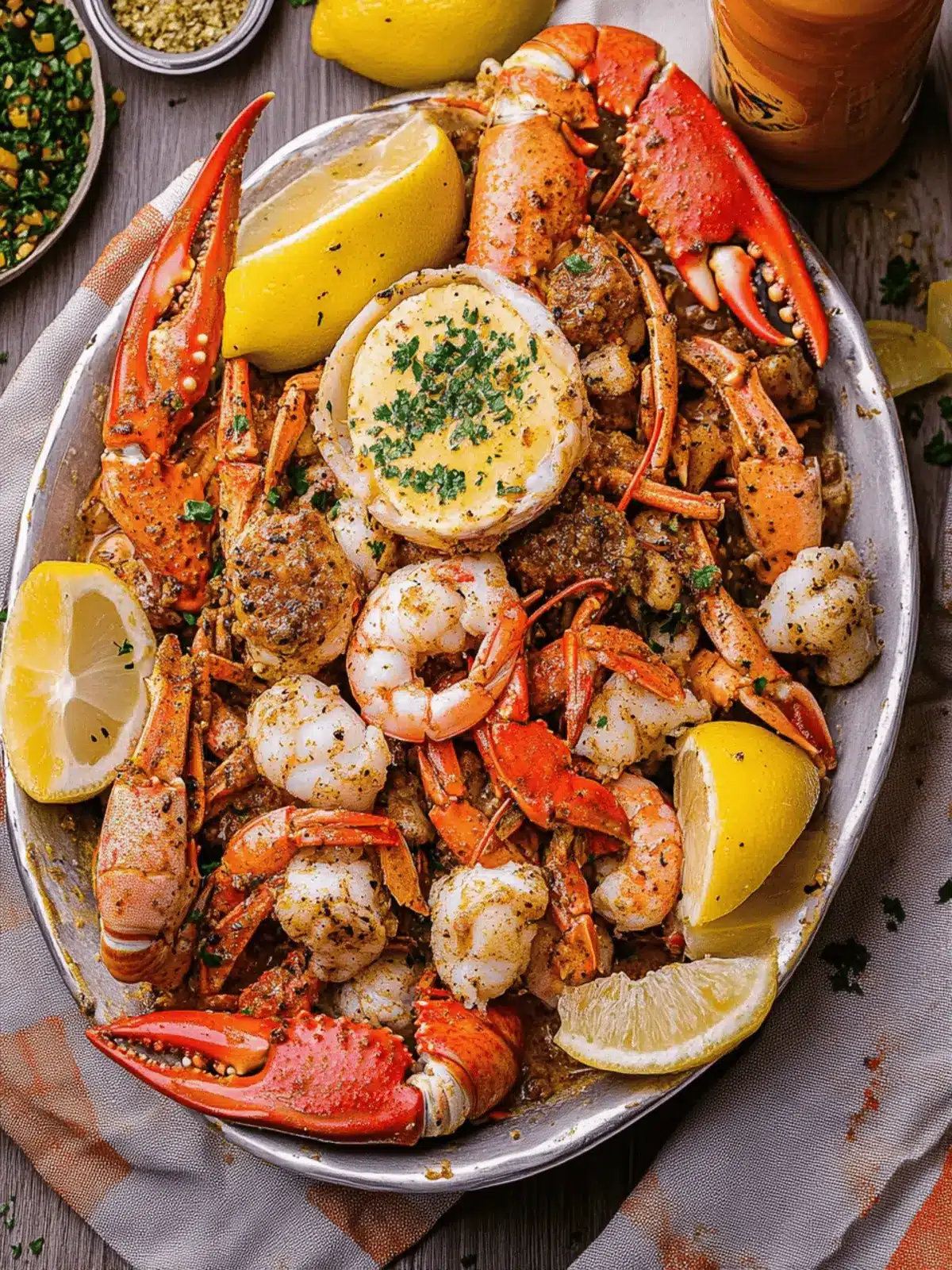 Ultimate Cajun Seafood Boil with Garlic Butter Bliss