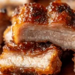 Honey Glazed Crispy Pork Belly