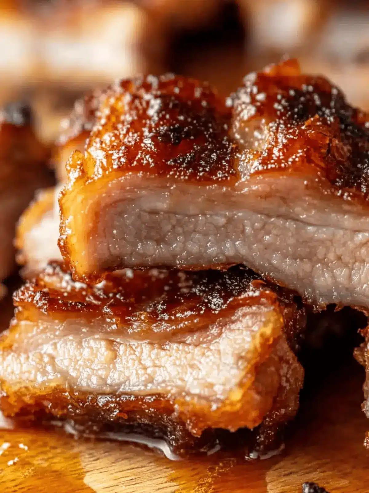 Honey Glazed Crispy Pork Belly