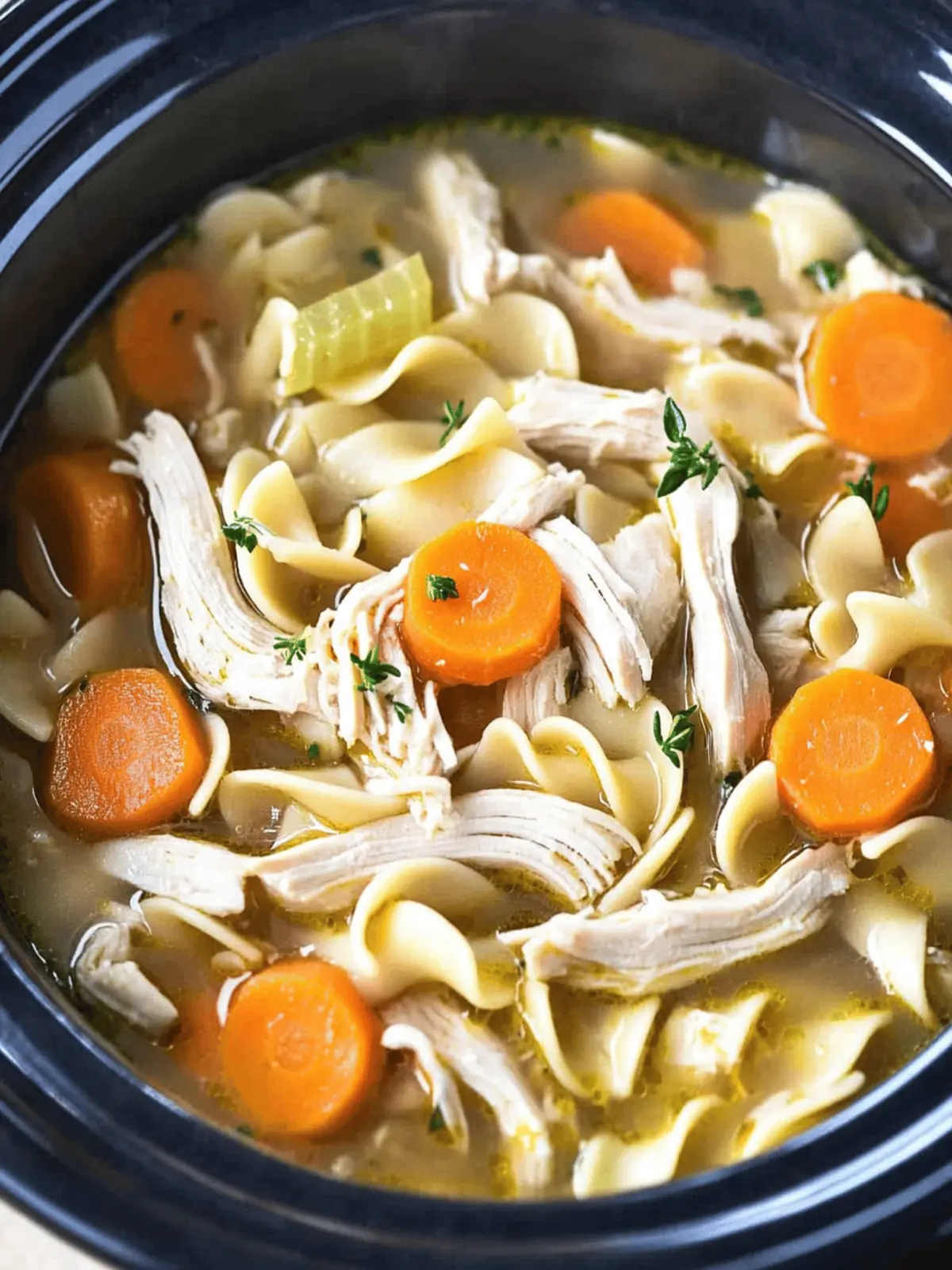 Crock-Pot Chicken Noodle Soup