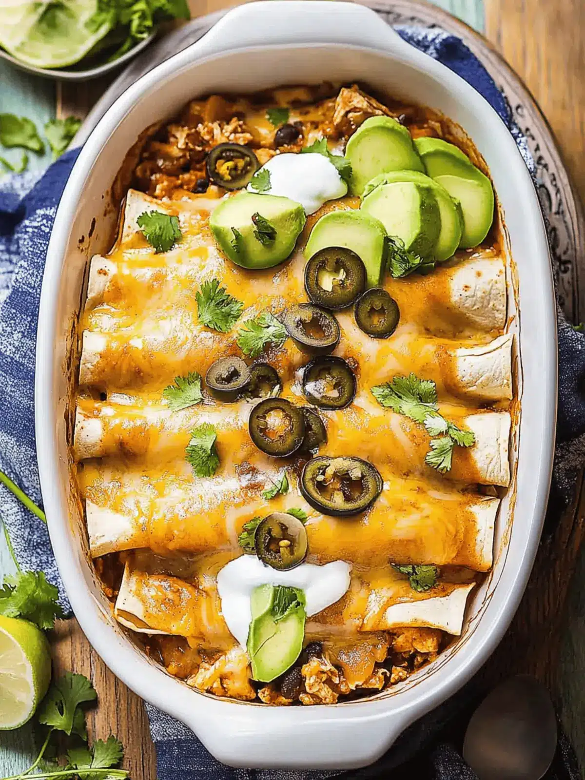 Slow Cooker Chicken Enchiladas
