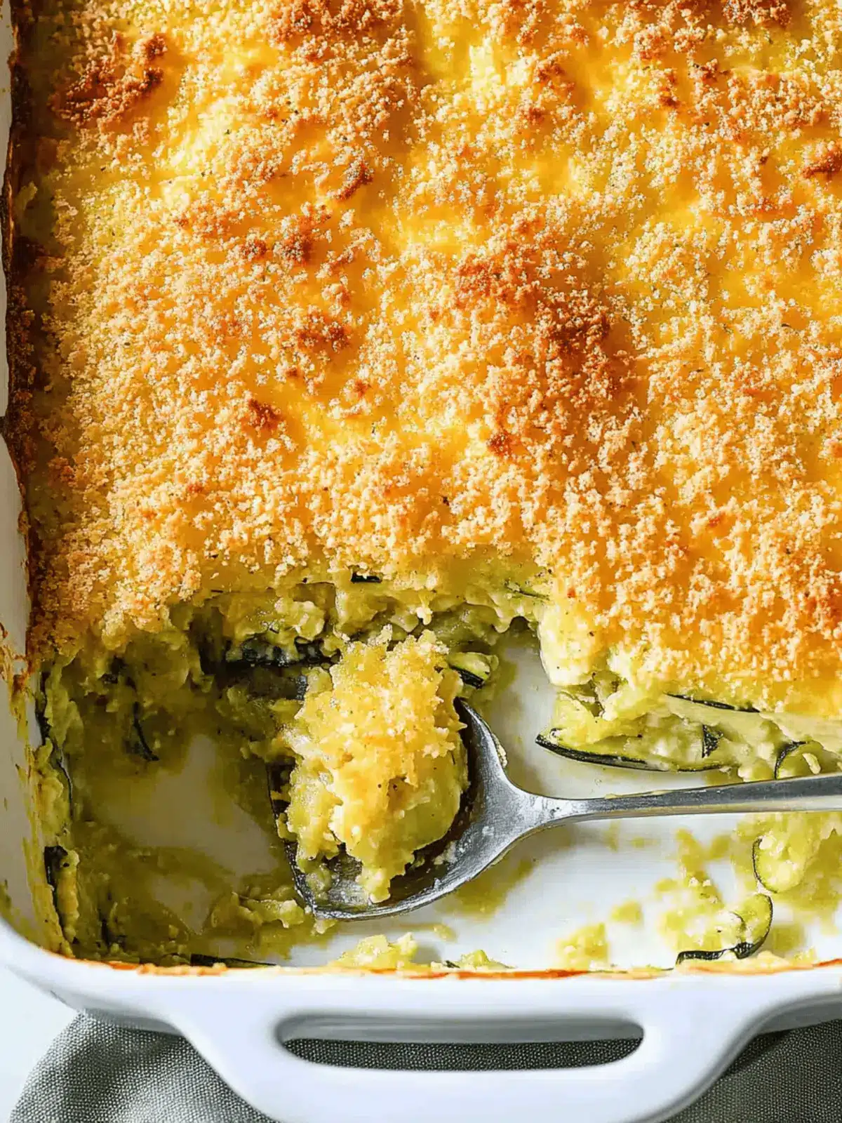 Cheesy Zucchini Casserole: A Cozy Comfort Food Delight