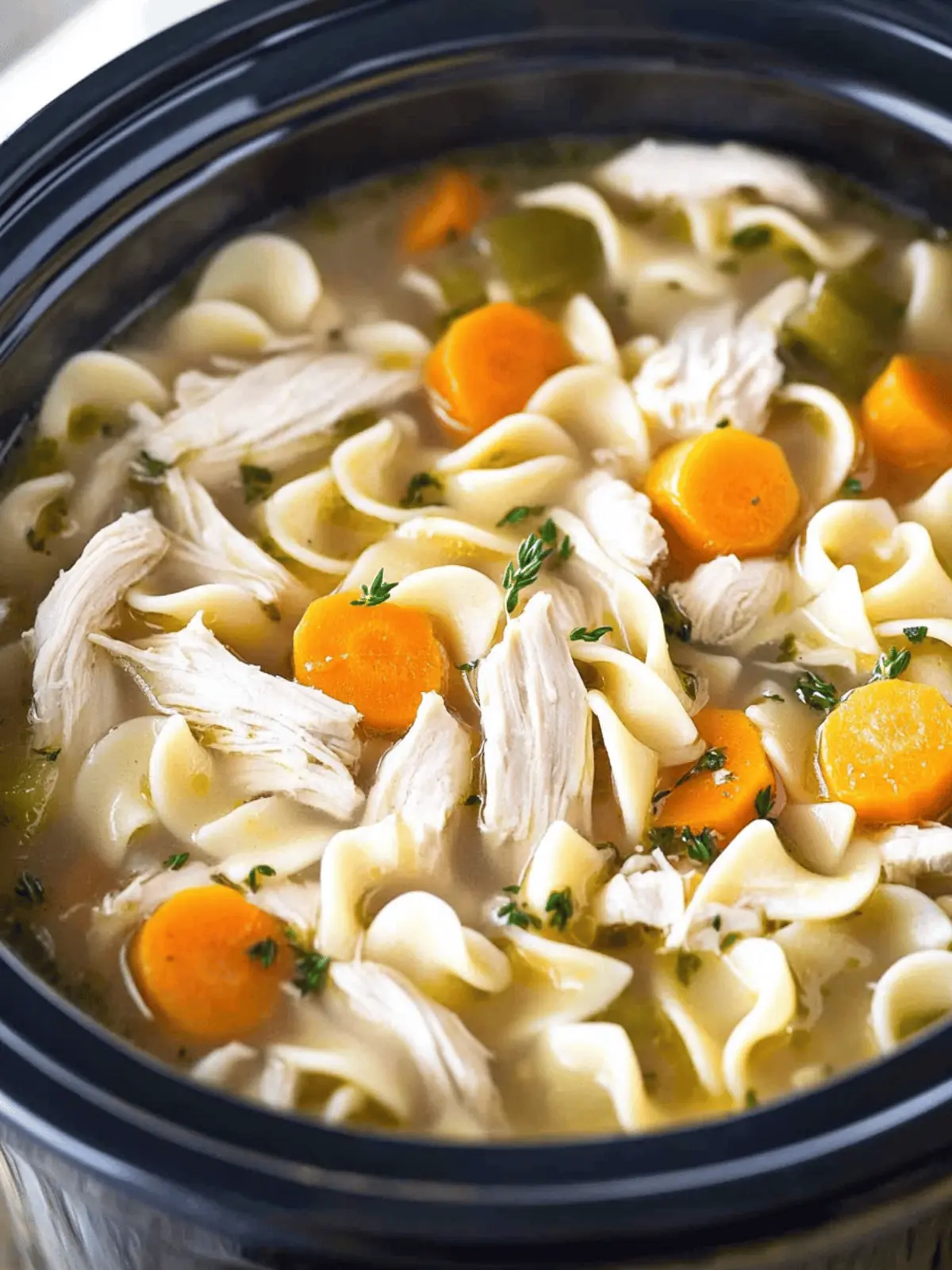 Crock-Pot Chicken Noodle Soup