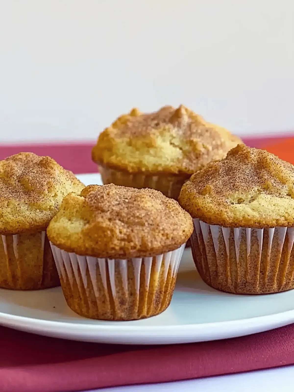 Cinnamon Rhubarb Muffins