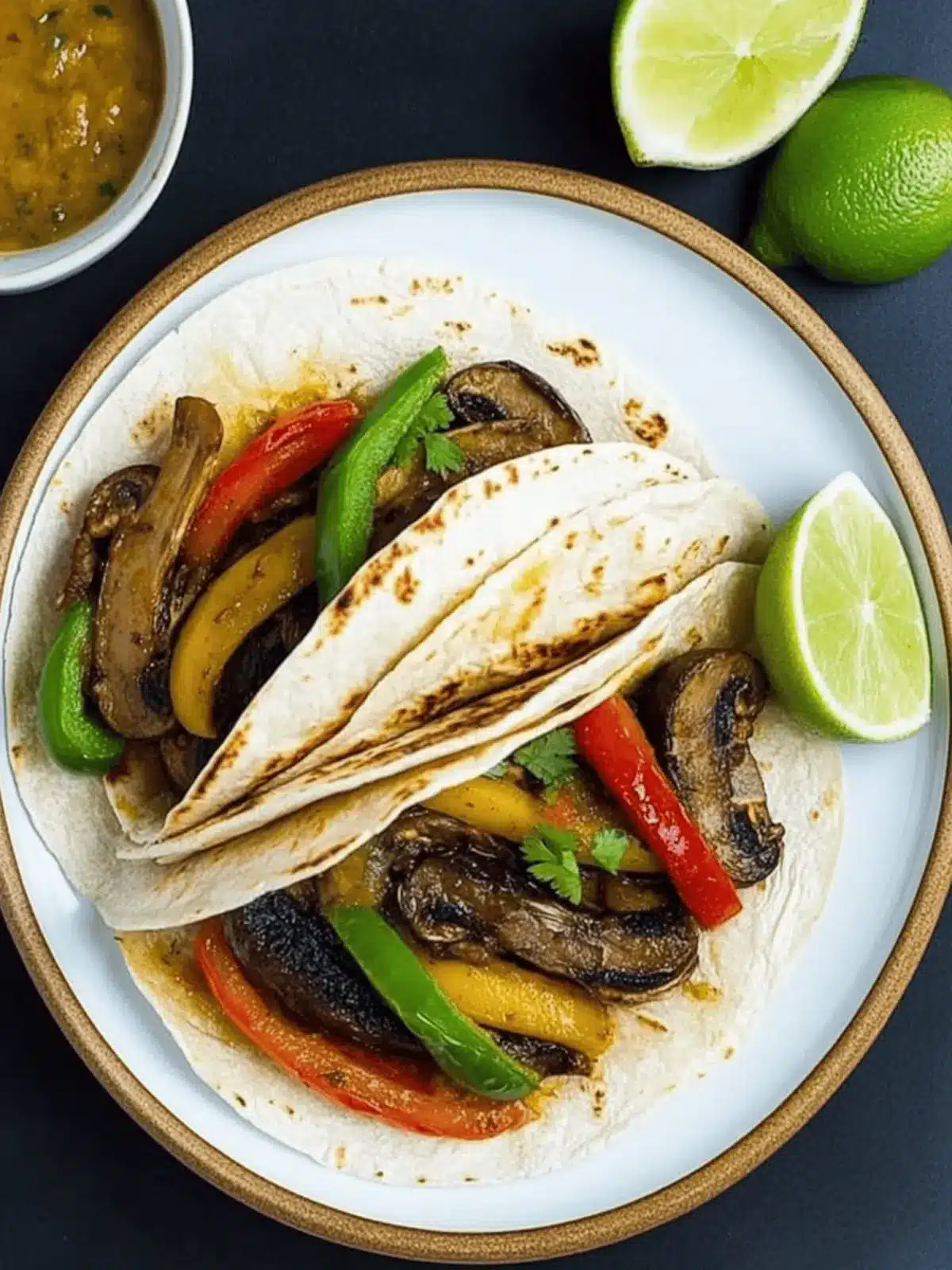 Portabella Mushroom Fajitas