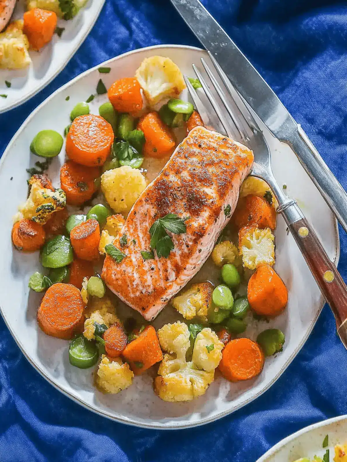 Sheet Pan Salmon and Vegetables