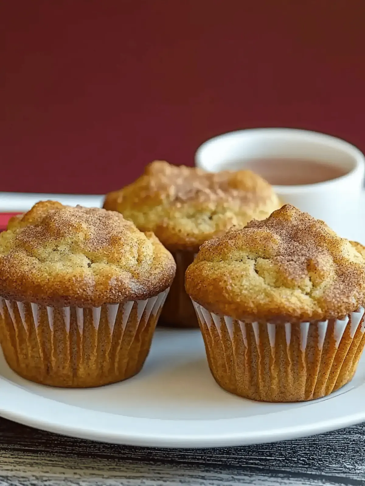 Cinnamon Rhubarb Muffins