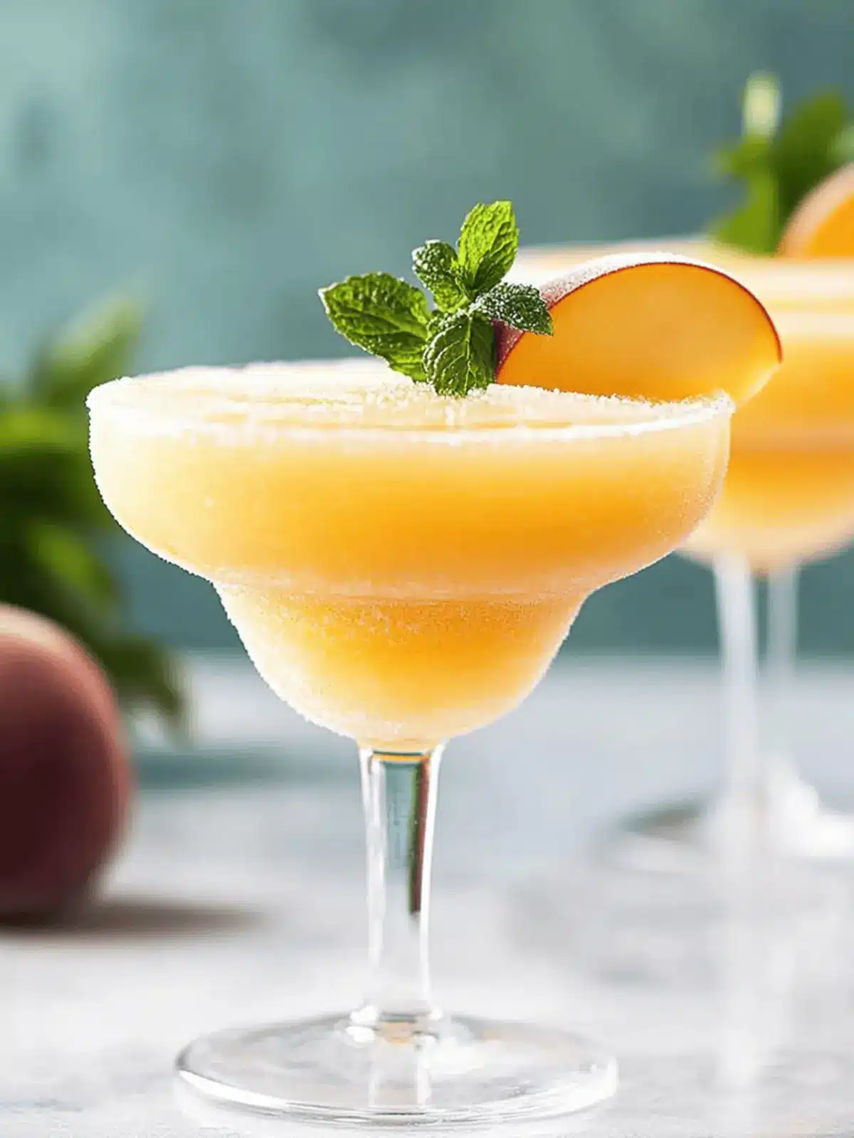 Frozen Peach Margarita