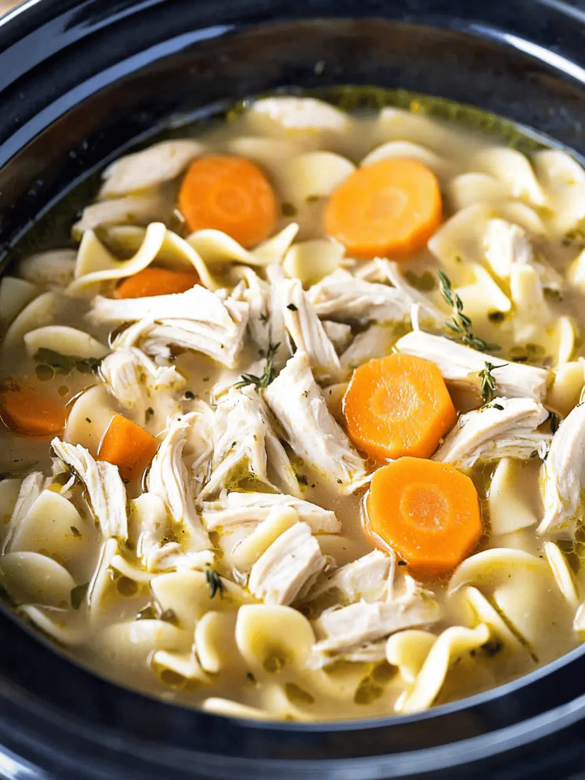 Crock-Pot Chicken Noodle Soup