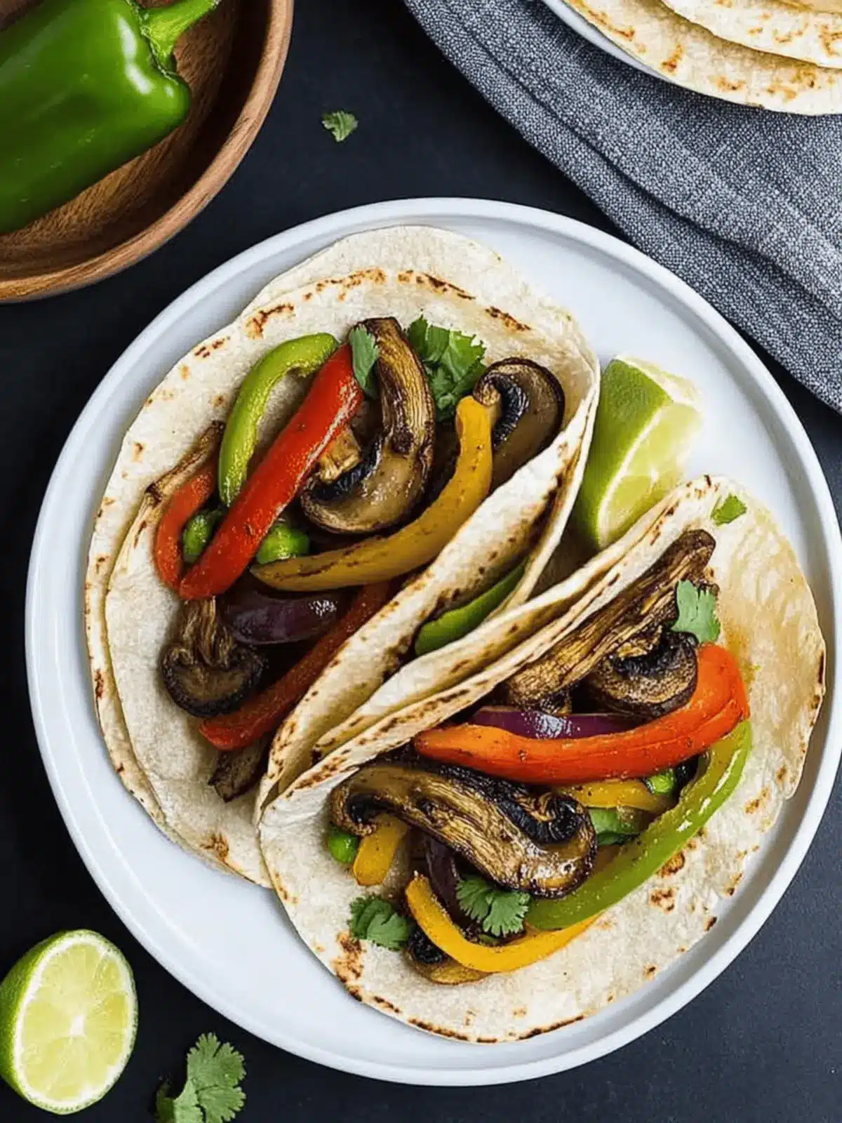 Portabella Mushroom Fajitas
