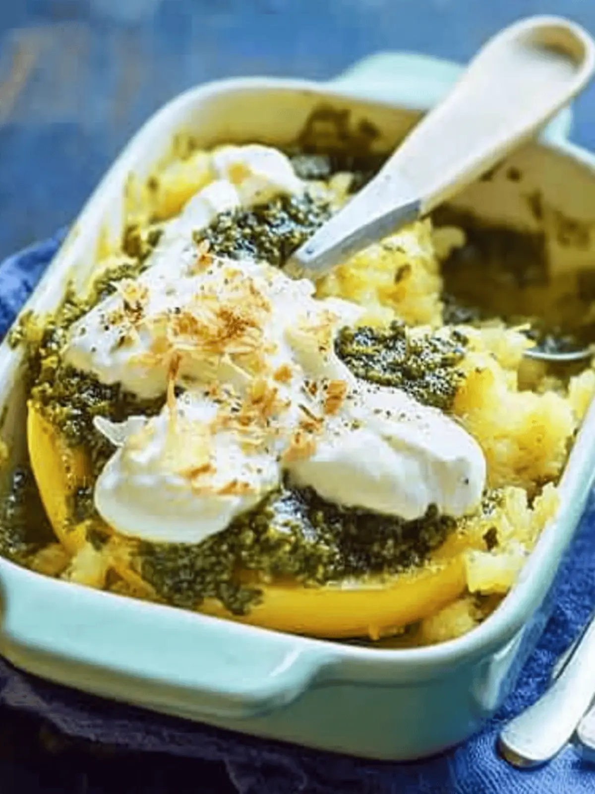 Cheesy Spaghetti Squash with Pesto: Your Low Carb Comfort Meal
