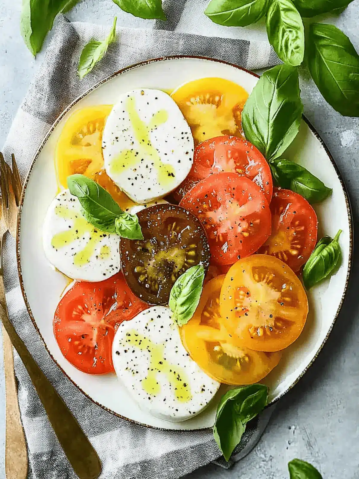 Heirloom Tomato Caprese Salad