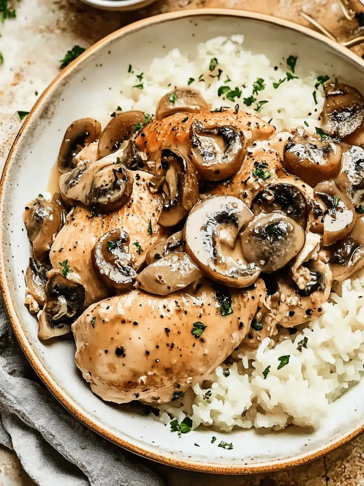 Slow Cooker Chicken Marsala