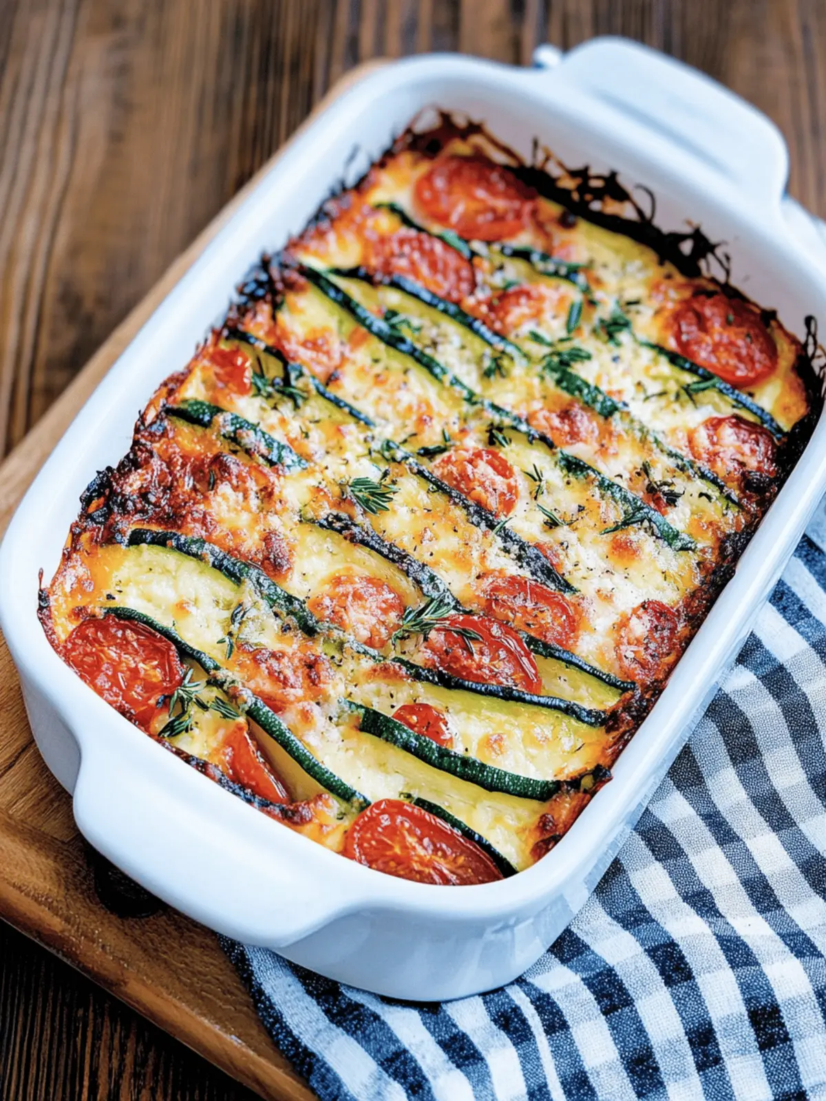 Cheesy Grilled Zucchini and Tomato Bake Your Summer Delight
