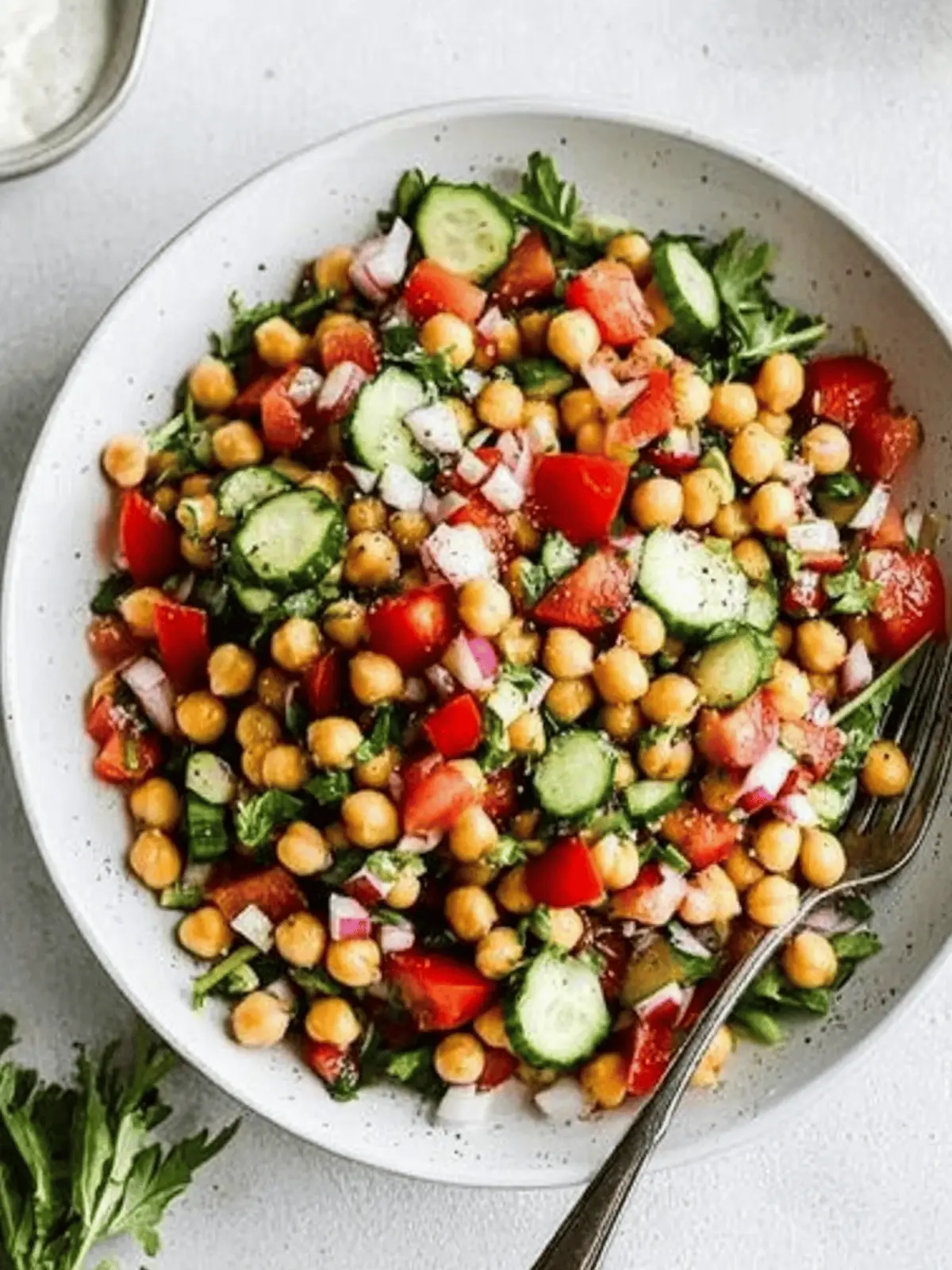 Mediterranean Chickpea Salad